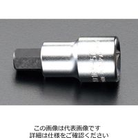 エスコ 1/2”DR/19x100mm [INHEX]ビットソケット EA618CT-119 1セット(3個)（直送品）