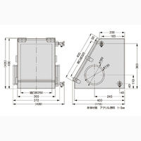 サンプラテック グローブボックスコンパクト GBC型 18003 1台（直送品）