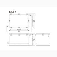 サンプラテック 麻酔ボックス MABー2 25119 1台（直送品）