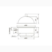 サンプラテック ポリカデシケーター PCー250K 00063 1台（直送品）