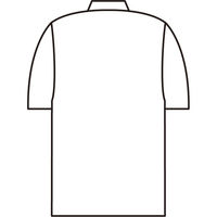 住商モンブラン ポロシャツ（男女兼用・半袖） 白×サックス×オレンジ LL 72-418（直送品）