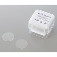 アズワン 丸型カバーグラス φ22mm 100枚×10箱入 01 116 20_PK10 1箱(1000枚) 1-878-04（直送品）