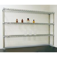 アズワン 実験台シェルフセット(クロムメッキ) 1-921-01 1式（直送品）