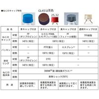 柴田科学 ねじ口瓶丸型(デュラン(R)) 透明キャップ付 3500mL 2-035-11 1本（直送品）
