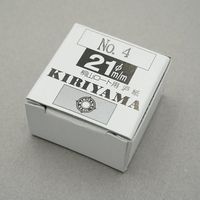 桐山製作所 桐山ロート用濾紙 φ21mm 50枚入 No.4 1箱(50枚) 1-1077-02（直送品）