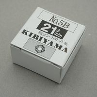 桐山製作所 桐山ロート用濾紙 φ21mm 50枚入 No.5B 1箱(50枚) 1-1077-04（直送品）
