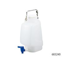 東栄 活栓付タテ型タンク(PP製) 10L 683250 1本 1-1755-02（直送品）