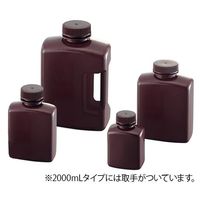 東栄 角型瓶(HDPE製) 褐色 125mL 583420 1本 1-1779-01（直送品）