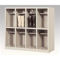 東洋事務器工業 長靴用シューズボックス 4列2段タイプ SR-0842T-TNG 1台 1-2443-01（直送品）