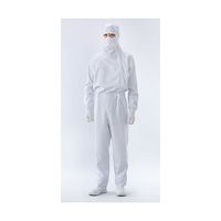 ガードナー 光消臭機能付き フード一体クリーンスーツ L ホワイト CH1326-1 1着 1-2667-03（直送品）