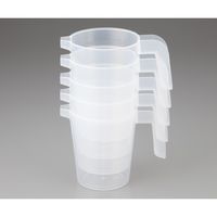 日本メデカルサイエンス 計量カップ 1000mL スペースレス 1-2922-02 1個（直送品）