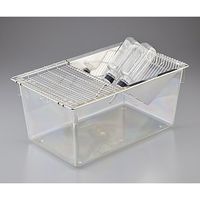 シナノ製作所 マウス飼育ケージ 276×445×204mm SN-805 1式 1-3352-04（直送品）
