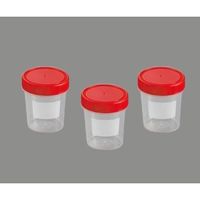 栄研化学 滅菌検査用コップ 100mL(スクリュー)1箱(1個×200袋入) BE2200 1箱(200個) 1-9495-04（直送品）