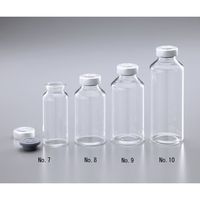 マルエム 広口バイアル瓶 200mL 30本入 No.10 1箱(30本) 1-8524-04（直送品）