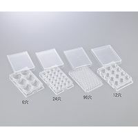 ステム 12穴プレート 平底 カバー付 滅菌済 60枚入 P12F01S 1箱(60枚) 1-8355-04（直送品）