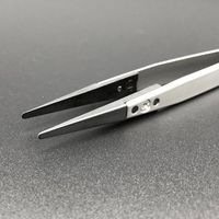 ワイ・エム・ティ カーボンファイバーピンセット 先端交換可能 ID-2ACPRSA 1本 1-9915-03（直送品）