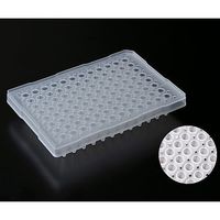 アズワン 96ウェルPCRプレート 1箱(20枚×5箱入) 2-3992-01 1箱(100枚)（直送品）
