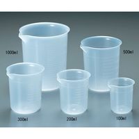 日本メデカルサイエンス PPビーカー 500mL 2-3954-04 1個（直送品）
