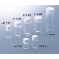 アズワン PET スクリューバイアル SCC 60mL (純水洗浄処理済み)1箱(10本×5袋入) JST-R/N60 1箱(50本)（直送品）