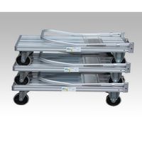 ナカオ アルミ台車 UC-2 1台 1-3320-02（直送品）