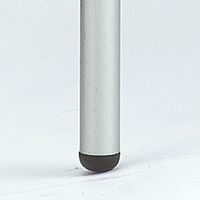 河淳　樹脂製パブリックチェア　タルダチェア　シルバーメタリックフレーム　ブラック　（直送品）