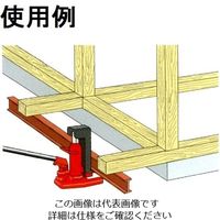 エスコ 1.2ton/12ー117mm 爪付ジャッキ EA993LV-1.2 1台（直送品）