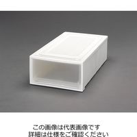 エスコ 440x740x 230mm 引出し式収納ケース(4個) EA506L-37BA 1箱(4個)（直送品）