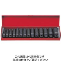 エスコ 3/8”DR ディープインパクトソケットセット EA164CS-2 1セット（直送品）