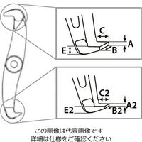 エスコ 150mm 3アームプーラー EA500BW-150 1個（直送品）