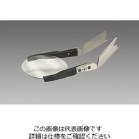 エスコ 120mm レンズ用ピンセット(ステンレス製) EA595BB-1 1本（直送品）
