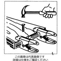 エスコ 160mm/ 60mm クランプ(プラスチック製) EA526AC-3 1セット(20個)（直送品）