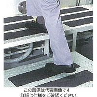 エスコ 100mmx18m 滑り止めテープ(屋外・凸凹面用/黒) EA944DL-5 1巻（直送品）