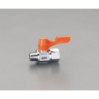 エスコ R 1/8”xRc1/8” ミニボールバルブ EA425BM-111 1セット(4個)（直送品）