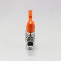 エスコ R 3/8”xG 3/8” ミニボールバルブ EA425BS-333 1セット(4個)（直送品）