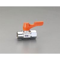 エスコ Rc3/8”xRc3/8” ミニボールバルブ EA425BW-133 1セット(3個)（直送品）