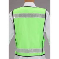 エスコ 防犯ベスト(蛍光イエロー) EA983R-38 1セット(3着)（直送品）