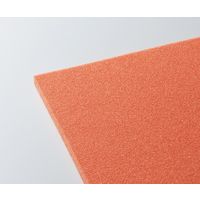 コクゴ シリコーンゴムスポンジシート 8mm×500mm角 片面スキン付 107-05307 1枚 07-053-07（直送品）