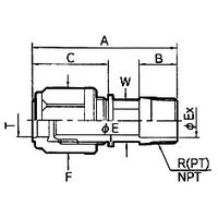 コクゴ メイルコネクタ ミリサイズ 60-25MC12-P 1個 03-006-22（直送品）