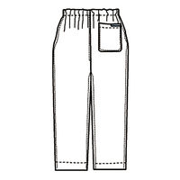 KAZEN 手術スラックス(男女兼用)チャコール SS 155-91 1着　スクラブ（直送品）