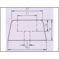 コクゴ ゴム脚 ワッシャー入 100ヶ入 K-34 1袋（100ヶ） 05-041-20（直送品）