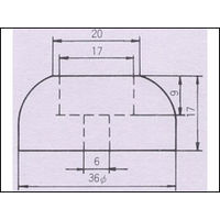 コクゴ ゴム脚 ワッシャー入 100ヶ入 K-3617 1袋（100ヶ） 05-041-21（直送品）