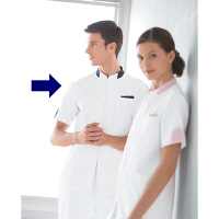 マチュエル男女兼用ジャケット ネイビ- L 248-28D-L 1枚　（直送品）