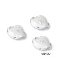 アズワン N95マスク(立体構造) バルブ付き 20枚 SH2950V 1箱(20枚) 0-8084-03（直送品）