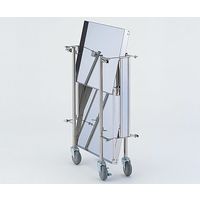 アズワン 折りたたみ回診車 2段車 660×450×850mm HF-1 1台 8-8870-01（直送品）