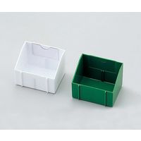 アズワン 散薬用トレー 24人用 緑・白 (Nケースタイプ) 0-4556-05 1個（直送品）