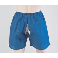 アズワン プロシェア・検診用ディスポパンツ 穴あき 8-7829-02 1箱(50枚)（直送品）