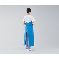 アズワン ワンタッチ防水エプロン ブルー 0-8942-01 1枚（直送品）