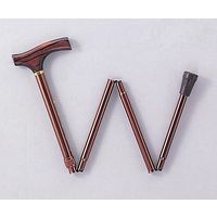 アズワン カラーステッキ (折りたたみ・伸縮式) ブラウン 570 1本 0-5814-03（直送品）