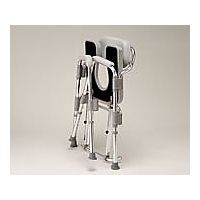 アズワン トイレ椅子(折りたたみ式) 520×535×700~800mm HT2097 1台 0-6622-11（直送品）