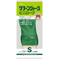 ショーワグローブ ショーワ 塩化ビニール手袋 No600グリーンジャージ Sサイズ NO600S 1双 376-7817（直送品）